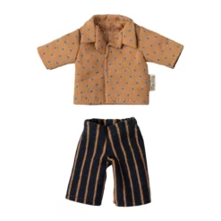 Maileg Puppenkleidungs-Set Hemd und gestreifte Hose für Papa Maus