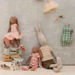 Maileg Puppenkleidungs-Set „Kleid“ für Hasen (Größe 3)