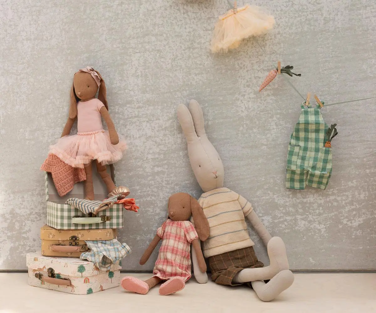 Maileg Puppenkleidungs-Set „Kleid“ für Hasen (Größe 3)