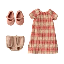 Maileg Puppenkleidungs-Set „Kleid“ für Hasen (Größe 3)
