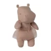 Maileg Safari- Friends, Nilpferd mit Rock, Klein - Rosa, H23cm