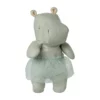 Maileg Safari Friends, Nilpferd mit Rock, Klein - mint, H23cm