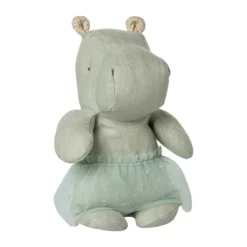 Maileg Safari Friends, Nilpferd mit Rock, Klein - mint, H23cm