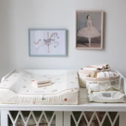 Cam Cam Bezug für Feuchttücher „Carousel“, 22x16,5cm, GOTS