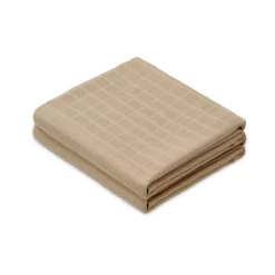 Cam Cam Mulltuch „Latte“, 2er-Set, GOTS, 70x70cm