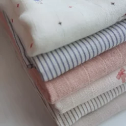 Cam Cam Musselintuch „Carousel“, 2er-Set, GOTS, 70x70cm