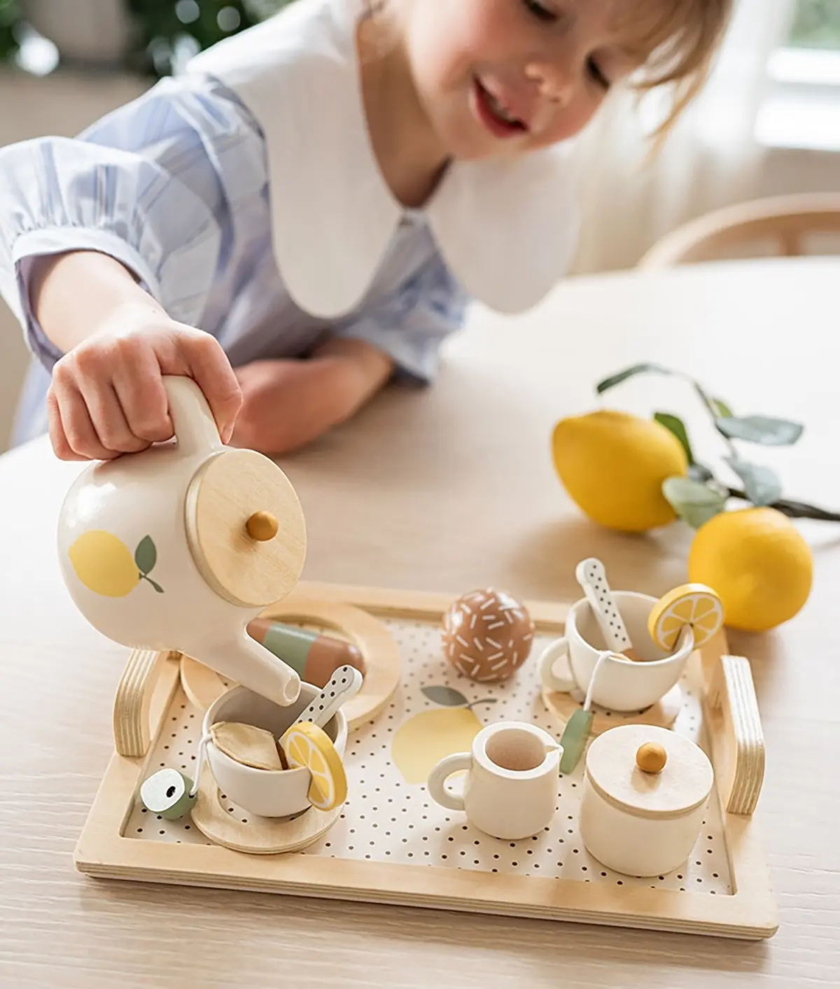 Jabadabado Spielset Afternoon Tea / Zitrone aus Holz