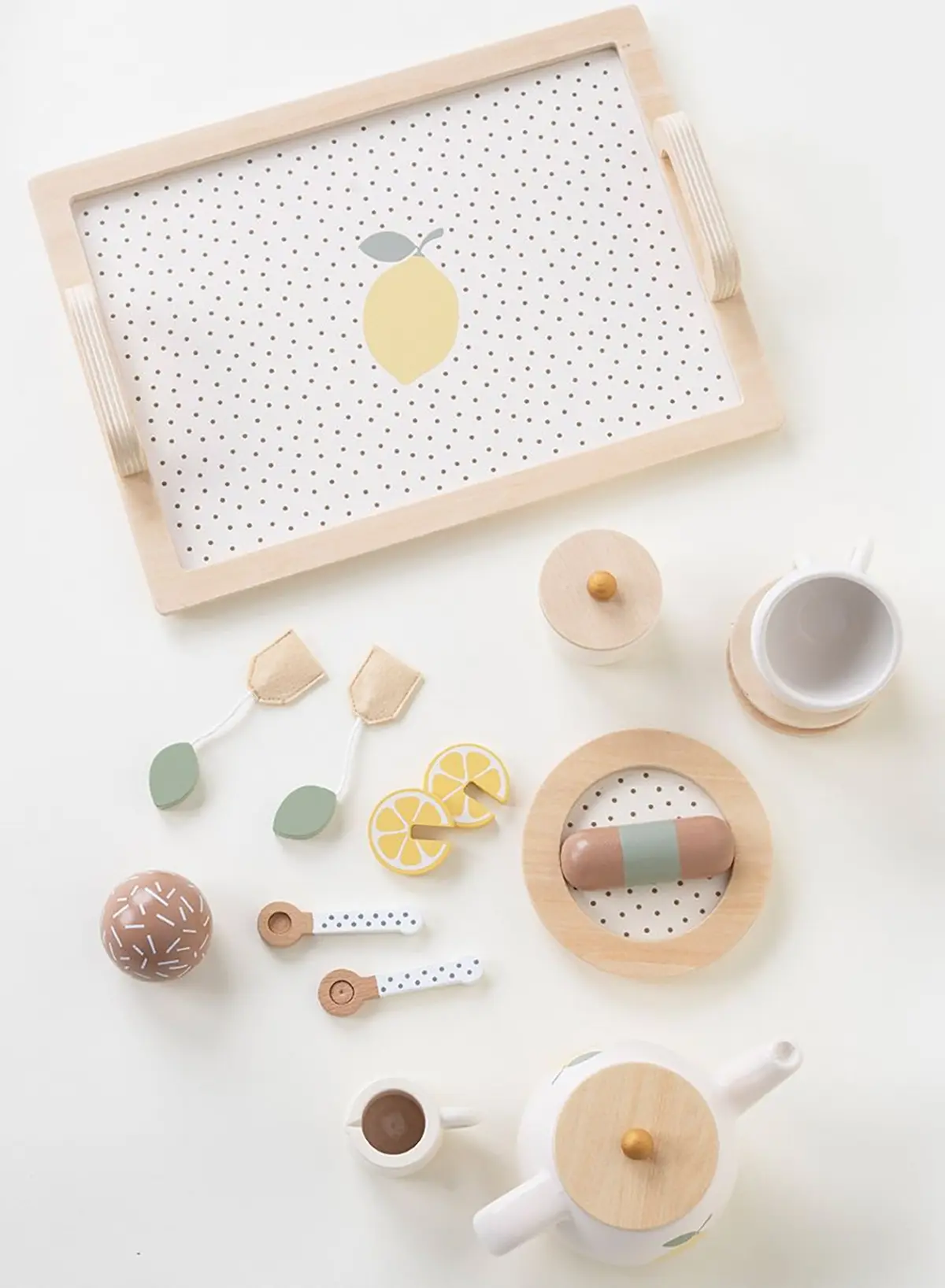 Jabadabado Spielset Afternoon Tea / Zitrone aus Holz