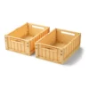 Liewood Aufbewahrungsbox Weston „Lemon yellow“, Größe M