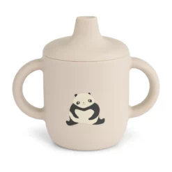 Liewood Neil Silikon Becher „Panda / Sandy“, 150ml