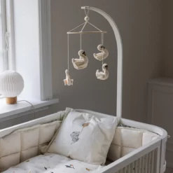 Sebra Mobile- und Baldachin-Halter aus Holz, weiß, FSC®