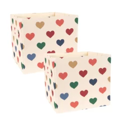 Konges Sløjd Aufbewahrungsbox „Coeur Coloré“ 2er-Set