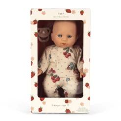 Konges Sløjd Baby-Puppe Tara „Marmelatte“, H32cm