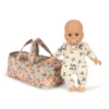 Konges Sløjd Baby Puppenset Lucca „Vienna“ mit Puppentrage, H31cm