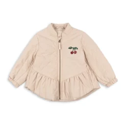 Konges Sløjd Bomberjacke Juna „Smoke Grey“ mit Pailletten