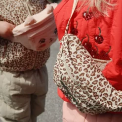 Konges Sløjd Bomberjacke Juno „Firey Red“ mit Pailletten
