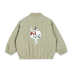 Konges Sløjd Bomberjacke Juno „Ice Cream“ mit Pailletten