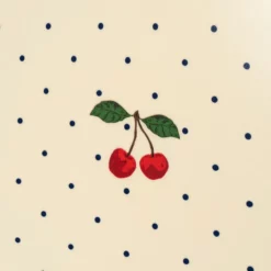 Konges Sløjd Kinder-Handgepäckkoffer „Cherry / Navy Dot“
