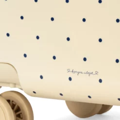 Konges Sløjd Kinder-Handgepäckkoffer „Cherry / Navy Dot“