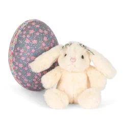 Konges Sløjd Kuscheltier Hase mit Osterei „Kyoto“ H15cm