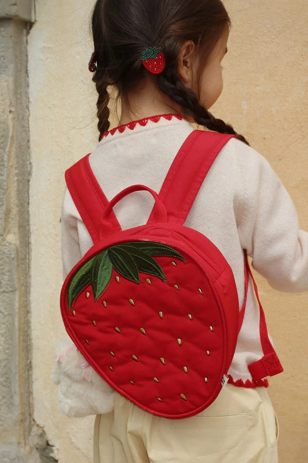 Konges Sløjd Mini-Kinderrucksack „Strawberry“