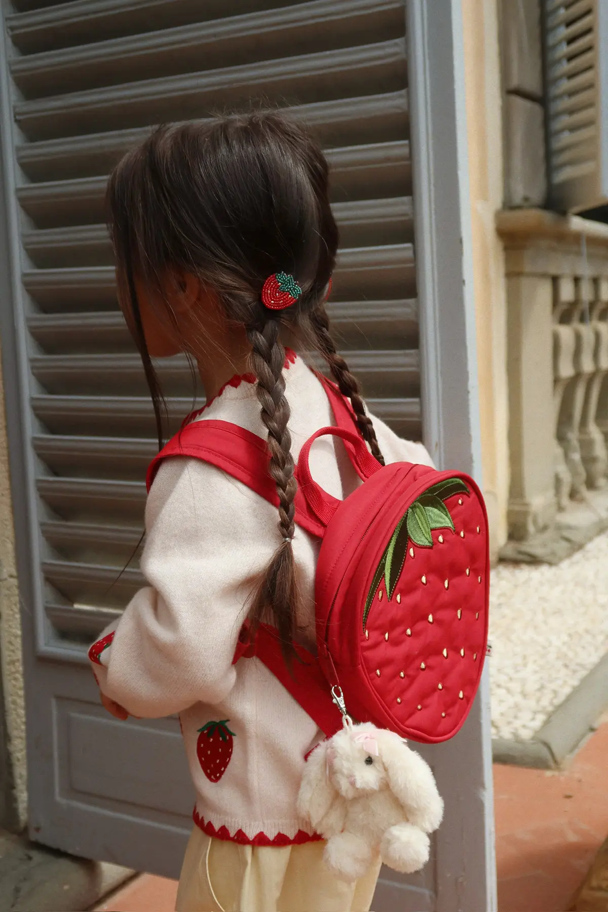 Konges Sløjd Mini-Kinderrucksack „Strawberry“