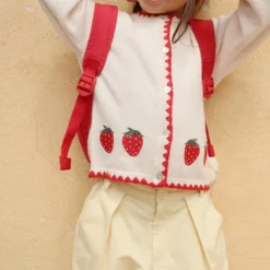 Konges Sløjd Mini-Kinderrucksack „Strawberry“