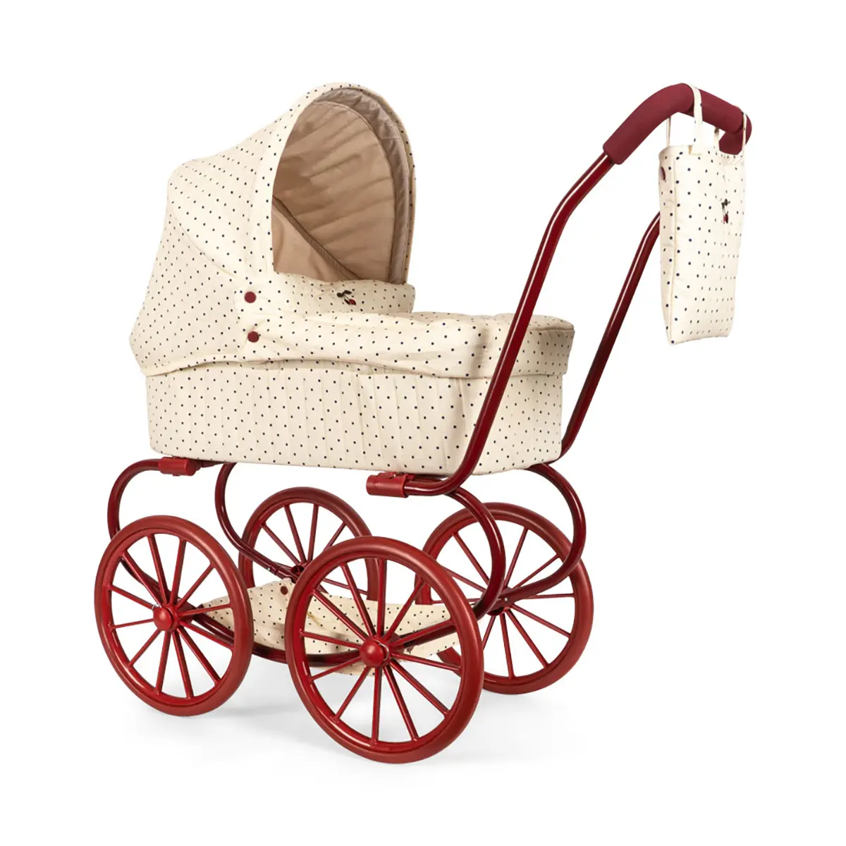 Konges Sløjd Minnie Puppenwagen „Estate Dot“, niedrige Version