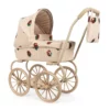 Konges Sløjd Minnie Puppenwagen mit Tüll und Pailetten „Strawberry“, niedrige Version