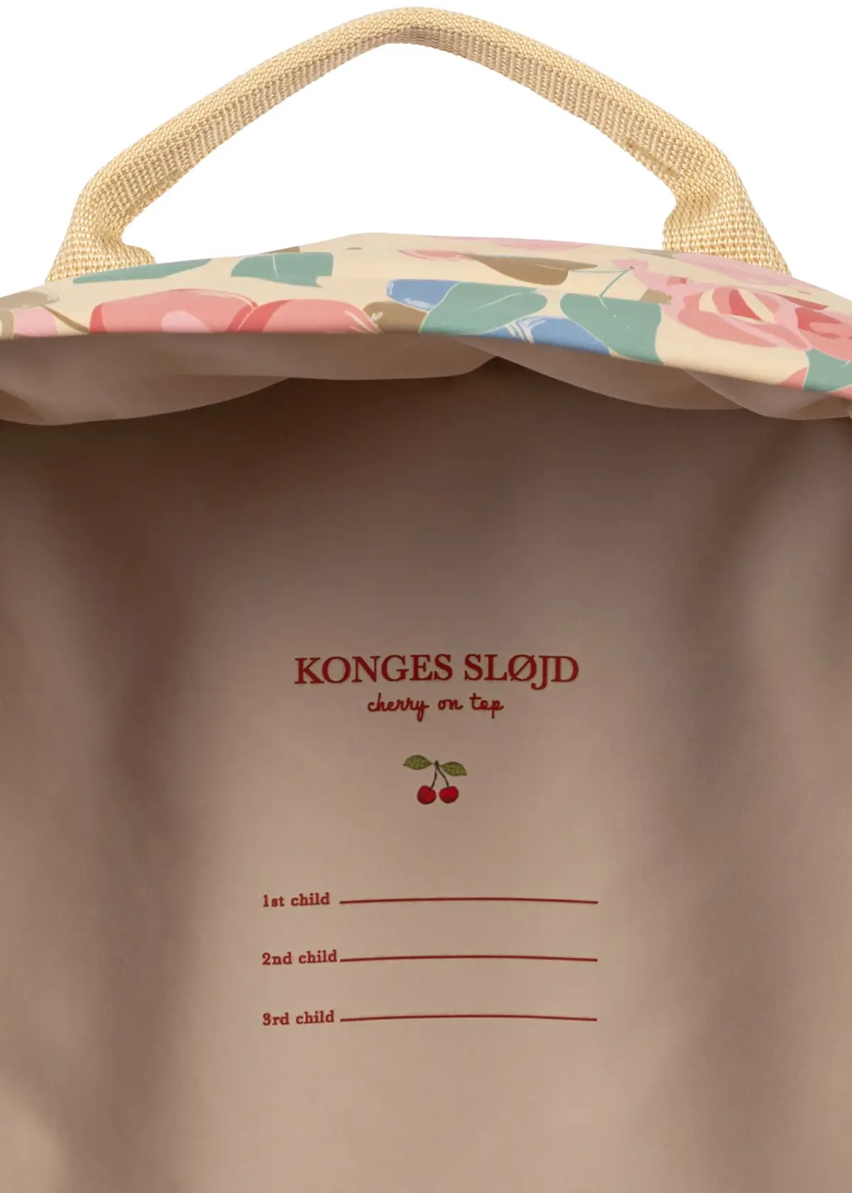 Konges Sløjd Regen Kinderrucksack „Bloomiegrape“