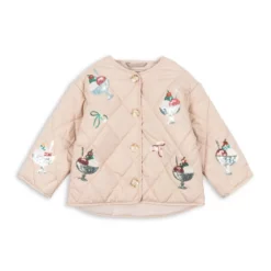 Konges Sløjd Steppjacke Flora „Gelato“ mit Pailletten
