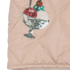 Konges Sløjd Steppjacke Flora „Gelato“ mit Pailletten