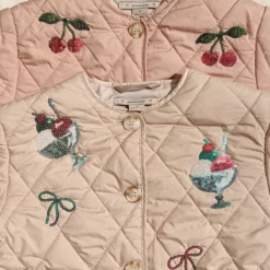 Konges Sløjd Steppjacke Flora „Gelato“ mit Pailletten