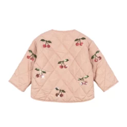 Konges Sløjd Steppjacke Flora „Ma Grande Cerise“ mit Pailletten