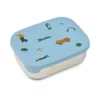 Liewood Arthur Lunchbox „Fun / Beach blue“, Edelstahl mit Silikon-Deckel