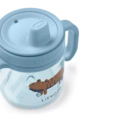 Liewood Baby-Trinkbecher Kylo „Fun / Beach blue“ aus Tritan, 280ml