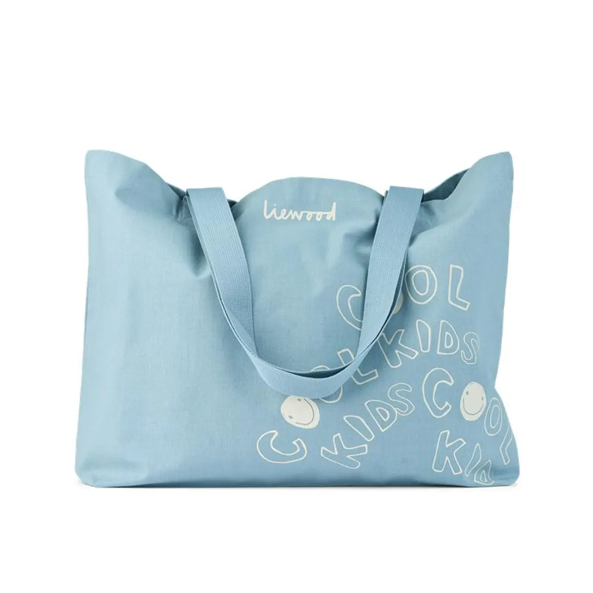 Liewood Einkaufstasche „Cool kids / Beach blue“, L