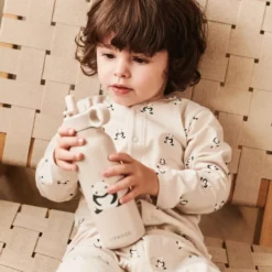 Liewood Falk Edelstahl Trinkflasche „Panda / Sandy