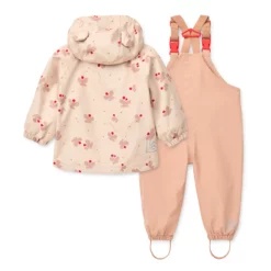 Liewood Softshell Regenbekleidungs-Set Manu „Butterfly / Apple blossom“