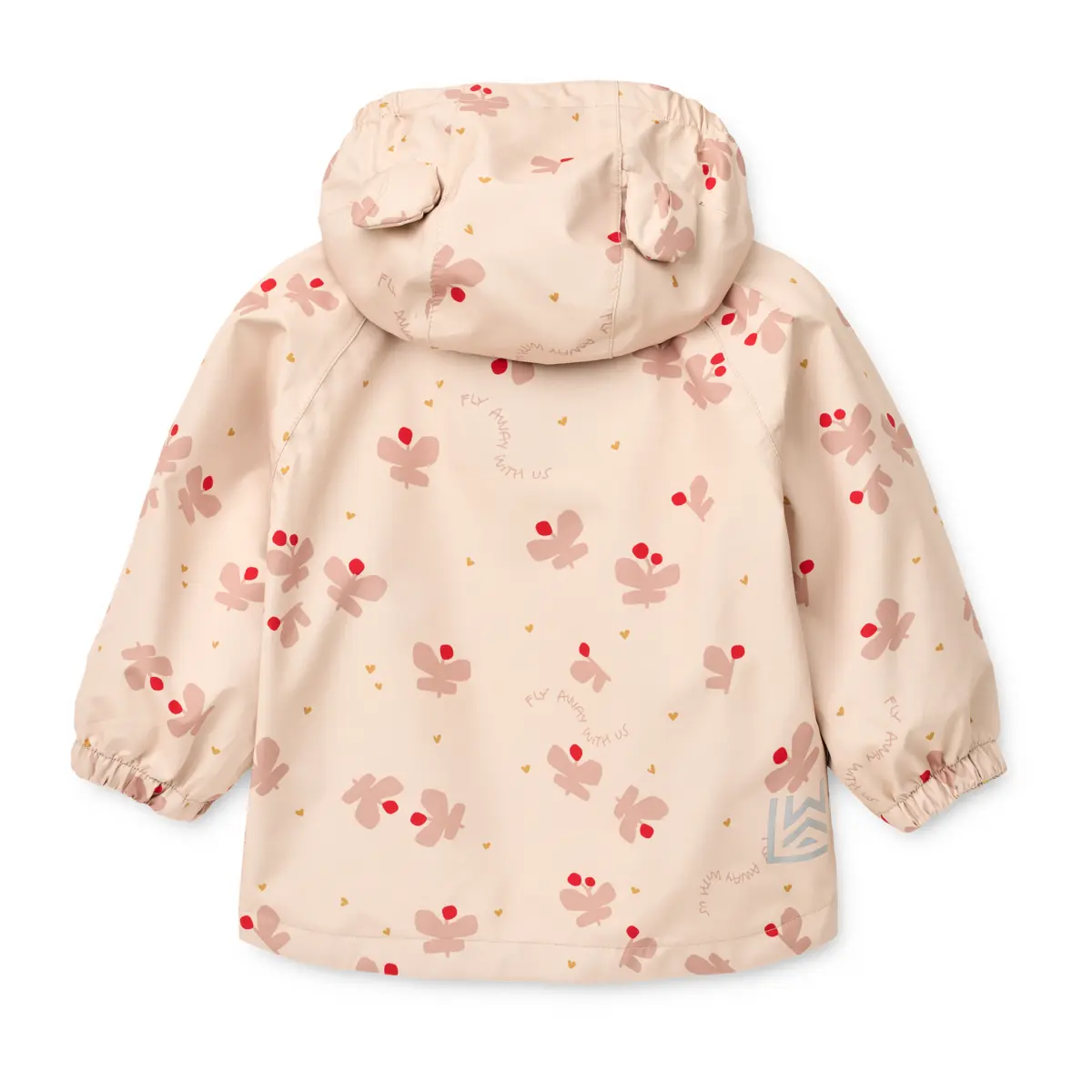 Liewood Softshell Regenbekleidungs-Set Manu „Butterfly / Apple blossom“