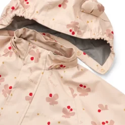 Liewood Softshell Regenbekleidungs-Set Manu „Butterfly / Apple blossom“