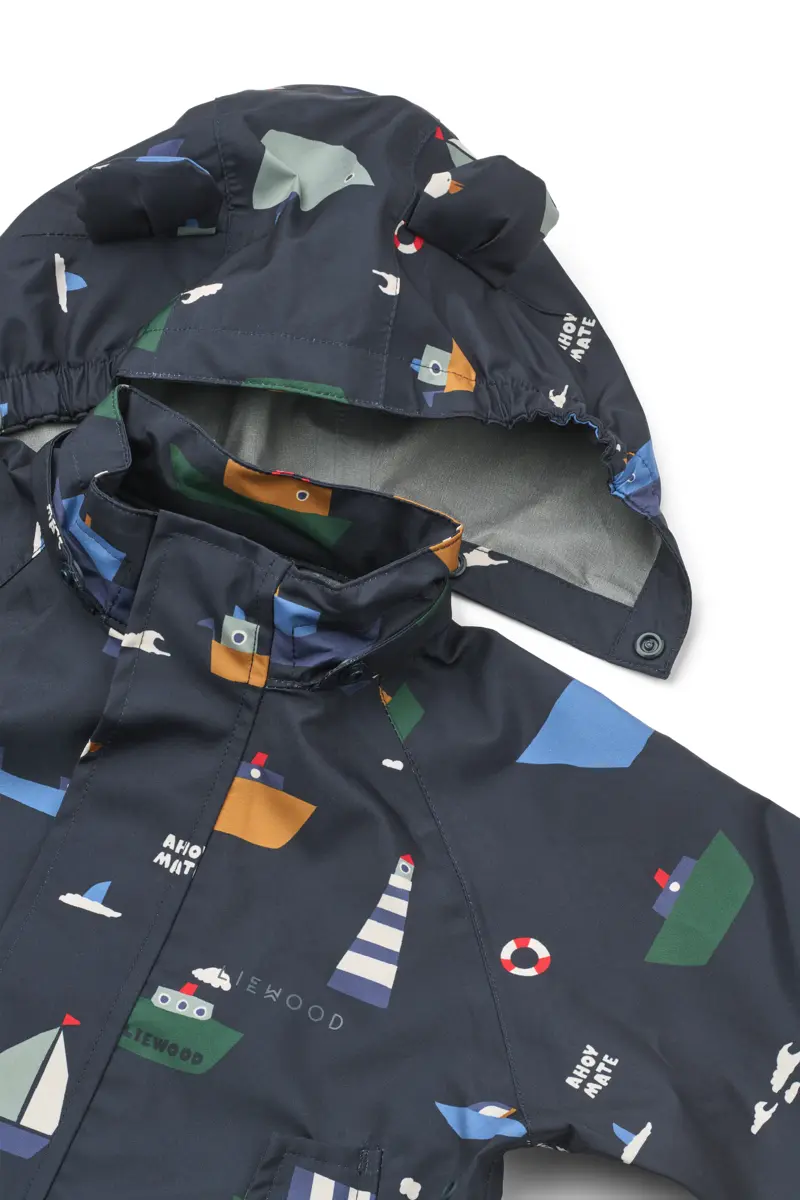 Liewood Softshell Regenbekleidungs-Set Manu „Sailing / Classic navy“