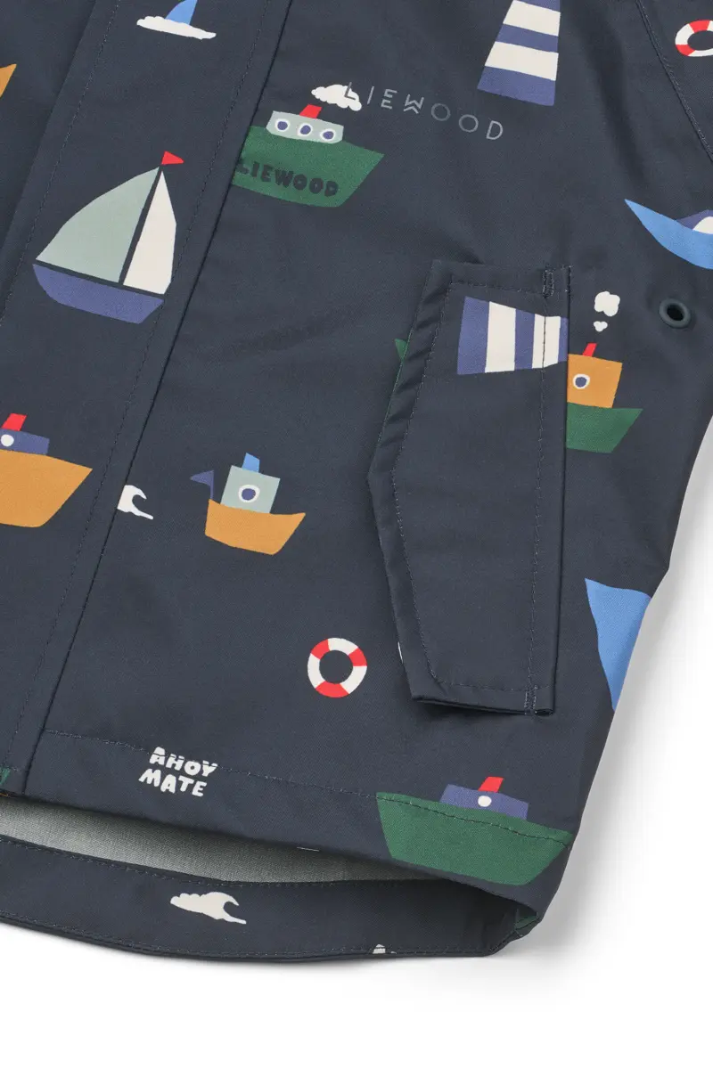 Liewood Softshell Regenbekleidungs-Set Manu „Sailing / Classic navy“