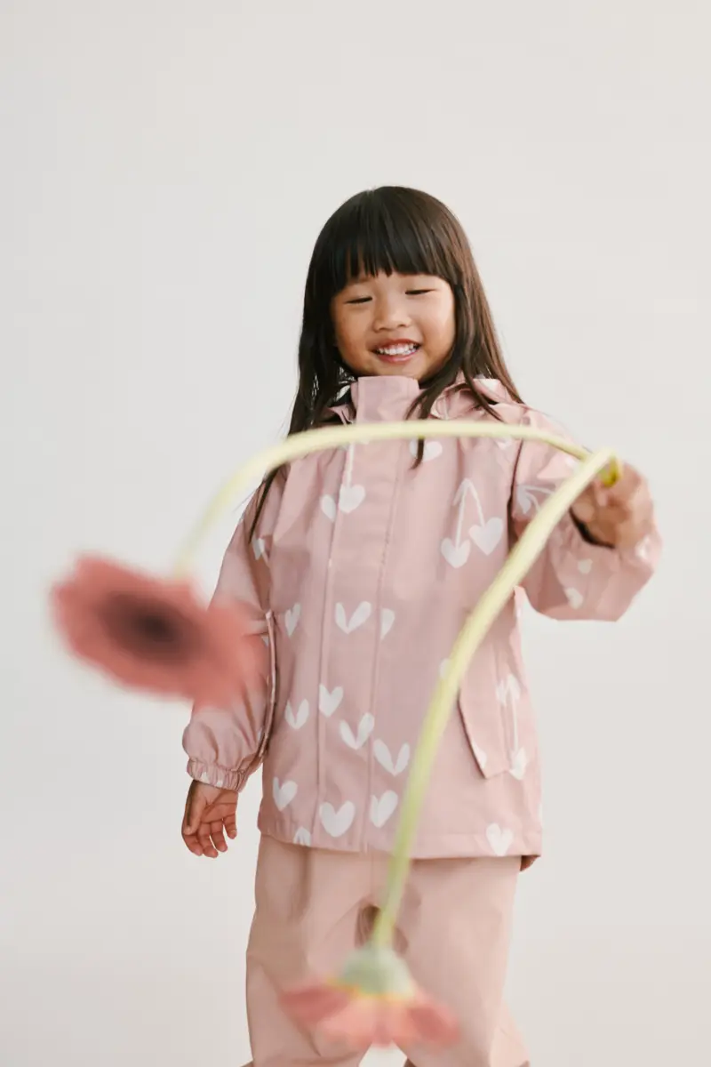 Liewood Softshell Regenbekleidungs-Set Pedia „Sweethearts / Pale tuscany“