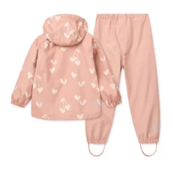 Liewood Softshell Regenbekleidungs-Set Pedia „Sweethearts / Pale tuscany“