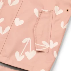 Liewood Softshell Regenbekleidungs-Set Pedia „Sweethearts / Pale tuscany“