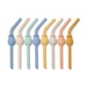 Liewood Strohhalm-Set Carlson „Pineapple / Sandy multi mix“ aus Silikon