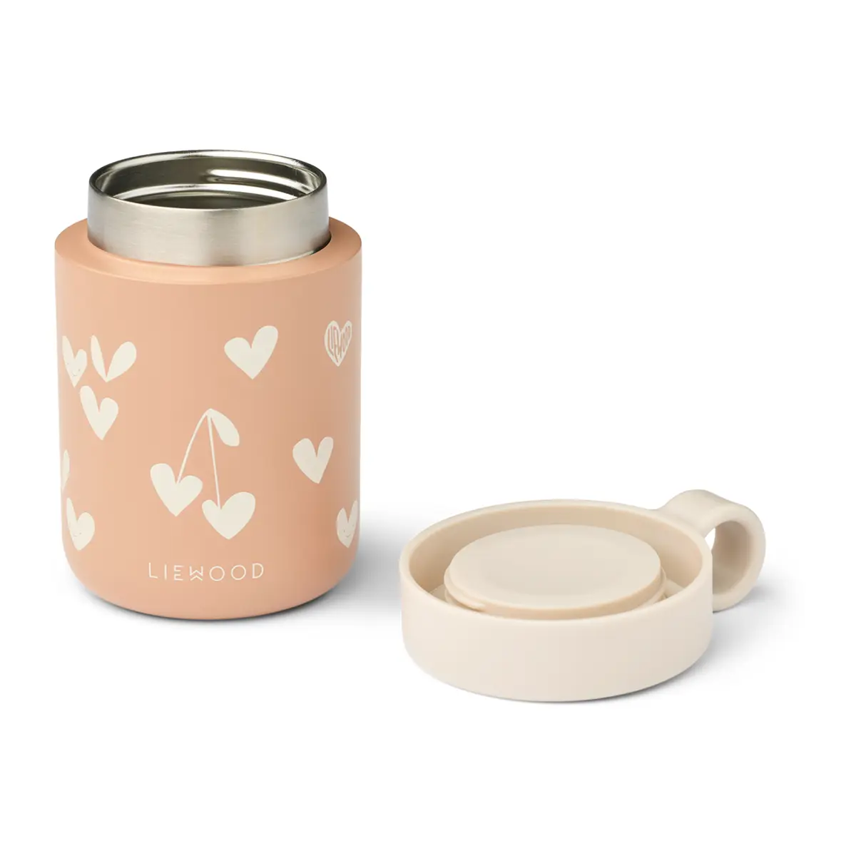 Liewood Thermobehälter Kiani „Sweethearts / Pale tuscany“ – Bild 2