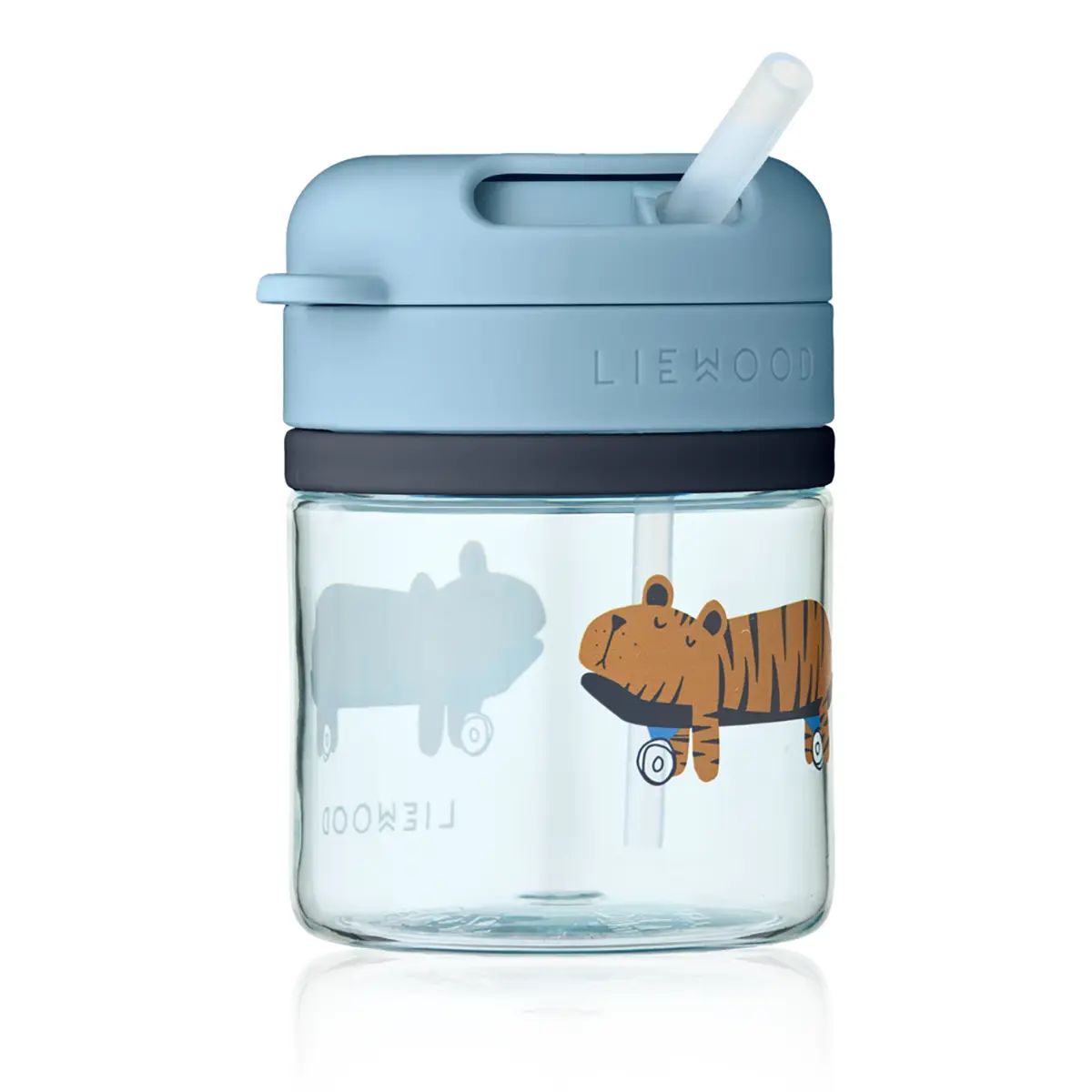 Liewood Trinkbecher Pavia „Fun / Beach blue“ aus Tritan, 300ml