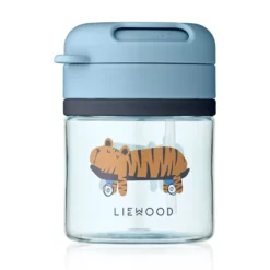 Liewood Trinkbecher Pavia „Fun / Beach blue“ aus Tritan, 300ml